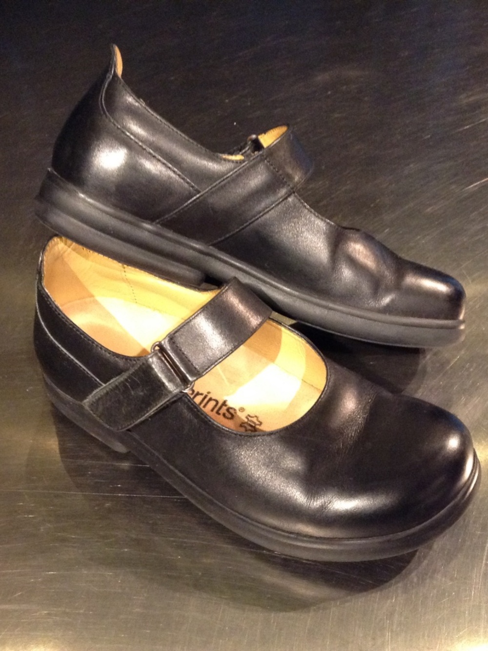 Birkenstock Footprints Annapolis Women's Sz. 6.5 / 37 Shoe Black Mary Jane Shoes